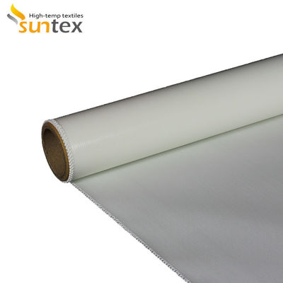 Fiberglass Fire Blanket Cloth | White Silicone Coated Fiberglass