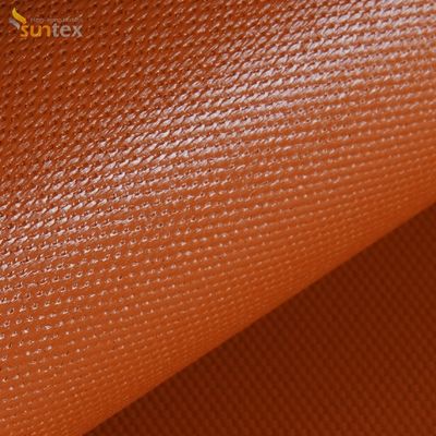 Tessuto in fibra di vetro rivestito di silicone eccellente resistenza chimica