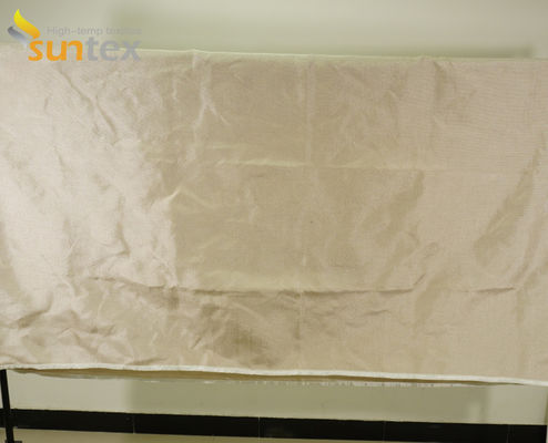 Rollo di coperte di saldatura in fibra di vetro con rivestimento in silicone da 1,6 m x 1,8 m