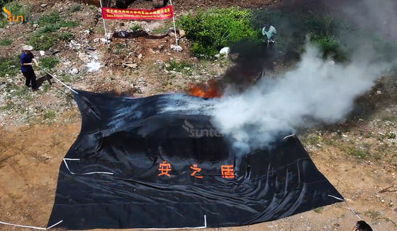 Tessuto in fibra di vetro silicea per EV CAR FIRE BLANKET