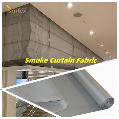 Tessuti in fibra di vetro rivestiti in silicone per tende di fumo e tende di fuoco