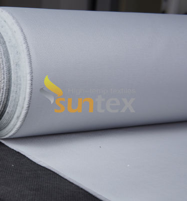 Indumento di fibra di vetro rivestito di silicone resistente al calore Isolamento Indumento di fibra di vetro rivestito di gomma di silicone ignifugo