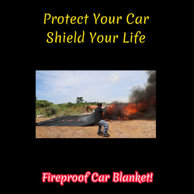 EV Fire Blanket Silicone Rivestito di Fibra di Vetro