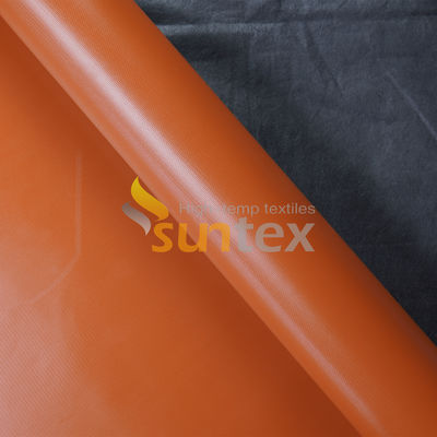 Tessuto in fibra di vetro rivestito in silicone gomma isolante termica resistente alle alte temperature E-Glass da 0,4 mm, impermeabile
