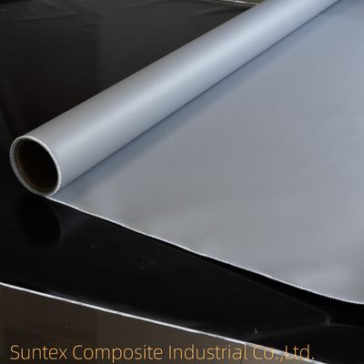 Tessuto di silicone ad alta temperatura resistente al fuoco Tessuto di fibra di vetro rivestito di silicone resistente al fuoco