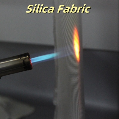 Telo per saldatura in fibra di vetro rivestita in vermiculite e silice 1200°C