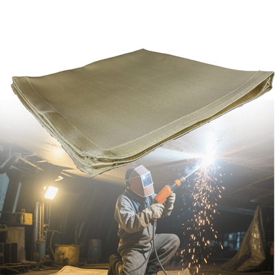 1m x 1m Copertura di saldatura in fibra di vetro a prova di fuoco 550C resistente al calore