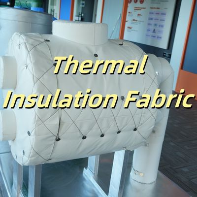 Customizable Thermal Insulation Fabric made from glass fiber and silicone rubber coating suitable for reusable insulation blankets and pads