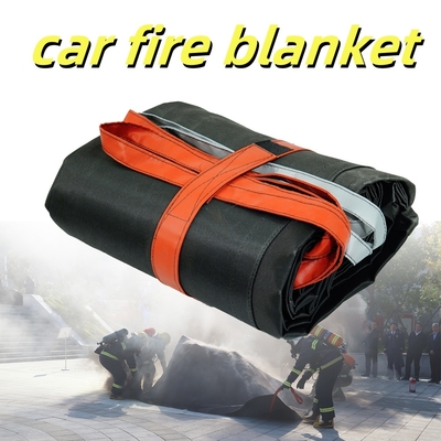 Coperta antincendio per auto elettriche grigia, resistenza termica 550℃