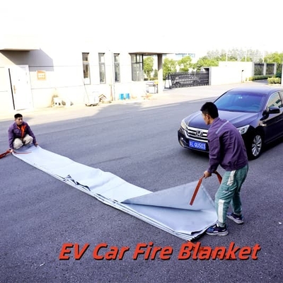 EV Fire Blanket Grigio 550°C Resistenza termica per incendi a batteria al litio