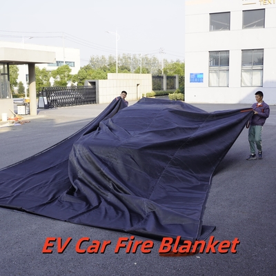 Coperta antincendio per auto elettriche grigia, resistenza termica 550℃