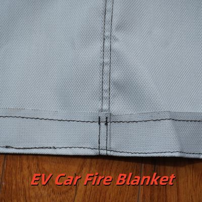 Gray EV Fire Blanket 550℃ Thermal Resistance for Lithium Battery Fires