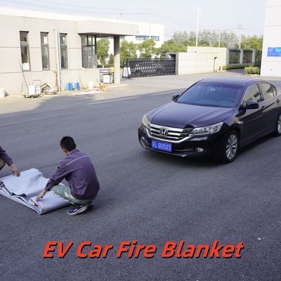 Fire Suppression Blanket for EV Cars Stops Lithium Battery Fires