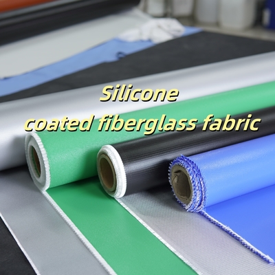 Tessuti di fibra di vetro rivestiti di silicone 400 g/mq -50 °C a 500 °C