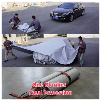 EV Fire Blanket Grigio Resistenza termica per incendi a batteria al litio