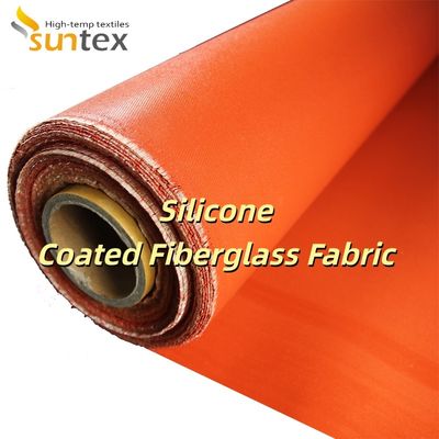 Fireproof Double Sided Silicone Coated Fiberglass Fabric with Sparks Resistance and Alkali Free Properties