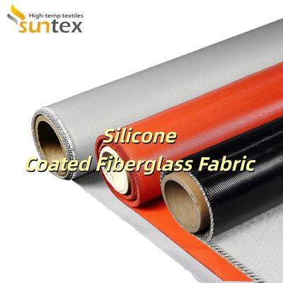Fire Prevention Silicone Coated Fiberglass Fabric with High Temperature Resistance and Corrosion Resistance for Industrial Applications