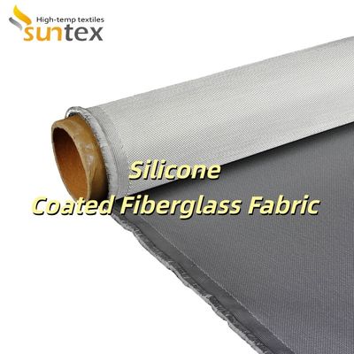 Anti-Aging Weatherproof Silicone Coated Fiberglass Fabric with Corrosion Resistance for Industrial Applications