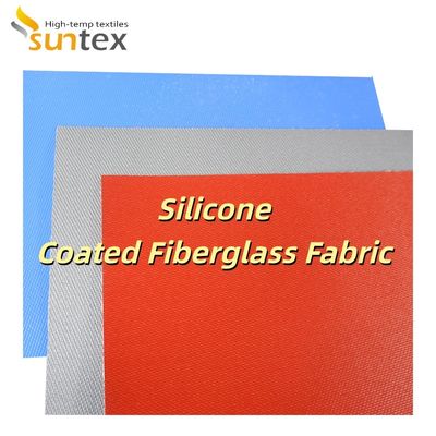High Temperature Resistant Double Sided Silicone Coated Fiberglass Fabric for Fire Retardant Applications