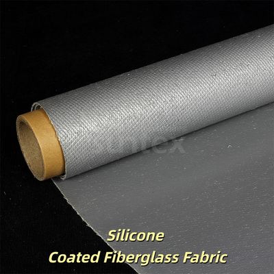 Tessuto in fibra di vetro siliconata resistente agli oli chimici 400 g/mq Spessore 0,3 mm Larghezza 1,5 metri
