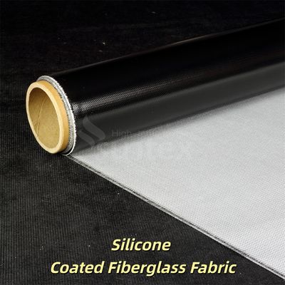 0.3 mm Spessore 400 g/mq Peso Tessuto in fibra di vetro rivestito in silicone con larghezza di 1 / 1,2 / 1,5 metri