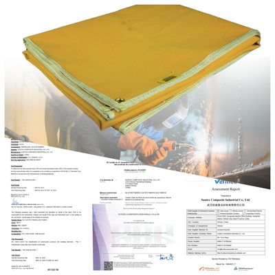 17 oz di copertura di saldatura flessibile con spessore di 16 mil per isolamento termico e resistenza al fuoco
