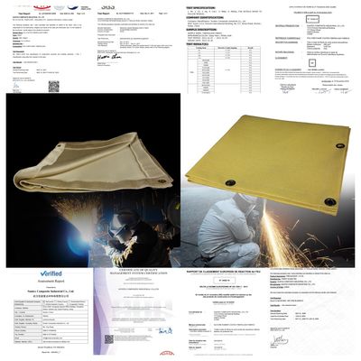 100% Fiberglass Welding Blanket Fire Blanket 550°C Heat Resistant with Acrylic Coating
