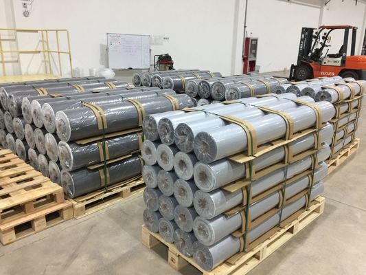 Copertura di saldatura in tessuto in fibra di vetro rivestito di silicone a doppio lato e ignifugo, larghezza 1 / 1,2 / 1,5 metri e lunghezza di rotolamento 50 / 100 m