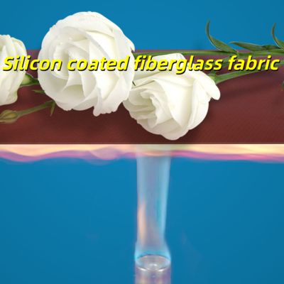Tessuto di fibra di vetro rivestito con silicone a doppio lato con ottime proprietà isolanti e conduttive termiche