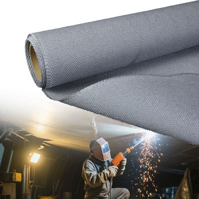 Fireproof Welding Blanket with 1800C Temperature Resistance and M0 Fire Rating - Polyurethane Coated Heavy Duty Welding Mat