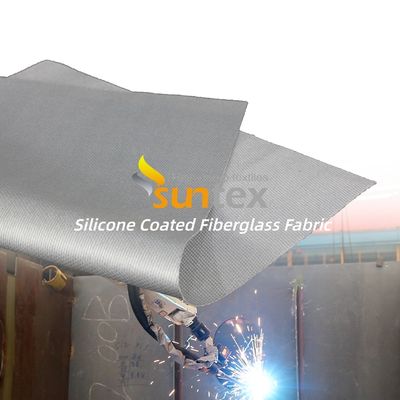 Corrosion Resistant Silicone Coated Fiberglass Fabric with Thermal Insulation and Chemical Resistance for Fireproof Applications