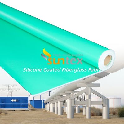 Excellent Insulation Thermal Conductive Silicone Coated Fiberglass Fabric with 50 m / 100 m Roll Length