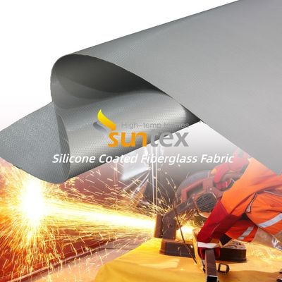 Heat Insulation Fiberglass Fabric: Double Sided Silicone Coated, 590g/m², 0.45mm