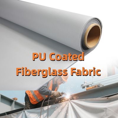PU Coated Fiberglass Fabric Welding Blanket with 460 g/sqm Weight 0.41 mm Thickness and Multiple Width Options