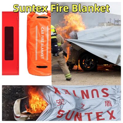 Tappetino per braciere Suntex con copertura di 60 minuti e mitigazione dell'esplosione per la privazione di ossigeno negli incendi di auto elettriche