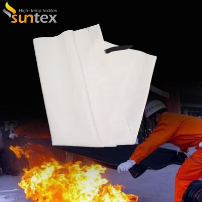 550°C Heat-Resistant Acrylic-Coated Fiberglass Welding Fire Blanket