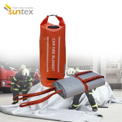 Heat Resistant EV Car Fire Blanket with 550℃/1000℃ Thermal Resistance for Oxygen Deprivation Fire Control