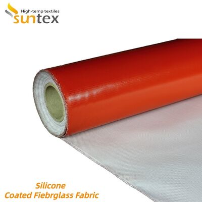 Fireproof Silicone Coated Fiberglass Fabric with Chemical Corrosion and Weather Aging Resistance