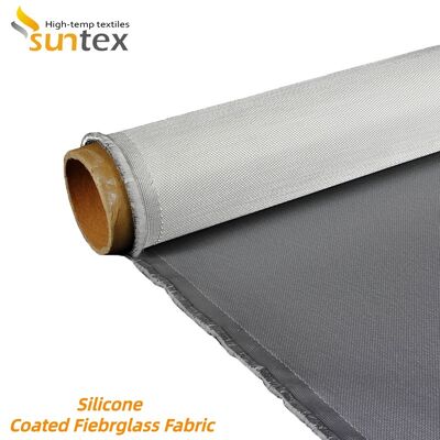 Fireproof Silicone Coated Fiberglass Fabric with Chemical Corrosion and Weather Aging Resistance
