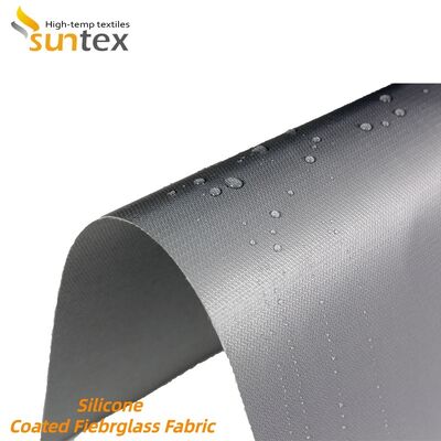 Durable Fireproof Silicone Coated Fiberglass Fabric with Double Side Silicon Coating, 850g/m2 Weight, and 260℃ Heat Resistance