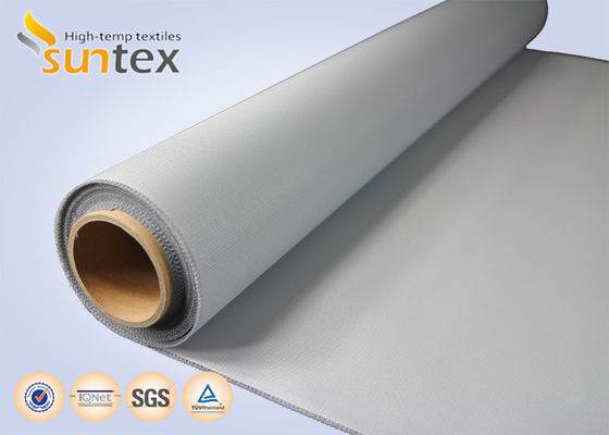 M0 Certificato 4H Satin 0,41 mm Doppia PU Rivestito Retardante del Fuoco Tessuto di Cortina