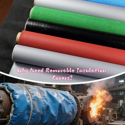 Tessuto in fibra di vetro ignifugo certificato EN-13501 per tende tagliafuoco con resistenza alla temperatura di 550°C e spessore di 0,6 mm