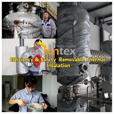 Tessuto in fibra di vetro resistente al calore fino a 1000°C per giacche isolanti rimovibili personalizzabili resistenti all'acqua e all'olio