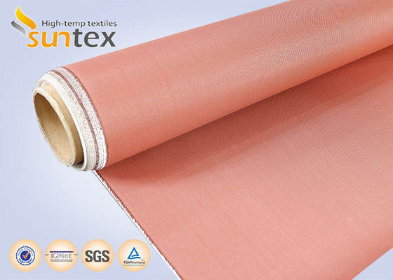 6.5 OZ 7628 Tessuto di fibra di vetro rivestito in PU, resistente al fuoco per tende resistenti al calore