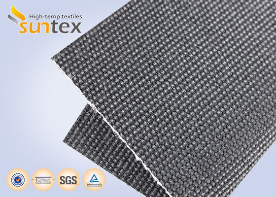 Tessuto per tenda tagliafuoco ad alto contenuto di silice con resistenza alla temperatura di 880°C e materiale in fibra di vetro rivestito in poliuretano