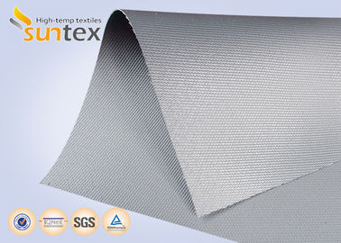 Flame Retardant Silicone Coated Fiberglass Fabric with Temperature Resistance -50C to 500C and Weight 400 g/sqm
