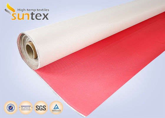 L'unità di elaborazione Heatproof del tessuto ha ricoperto la condotta del tessuto 460g della coperta 0.41mm del fuoco della saldatura del tessuto M0 della vetroresina