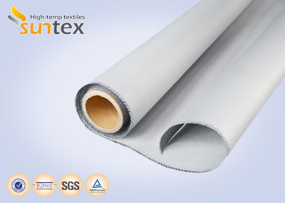 Tessuto barriera antifumo ignifugo M0, fibra di vetro rivestita in poliuretano da 0,43 mm per isolamento termico