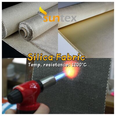 Tessuto in fibra di vetro ad alta temperatura con costruzione in tessuto satinato 8H che offre una resistenza al calore superiore fino a 1000 gradi Celsius