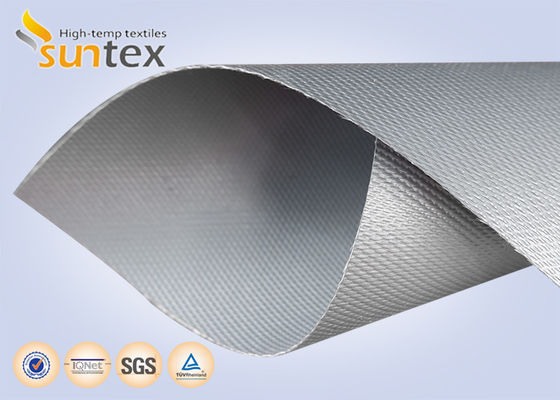 Fireproof Heat Resistant Silicone Coated Fiberglass Fabric 850g/m2 High Silica Fiberglass Cloth